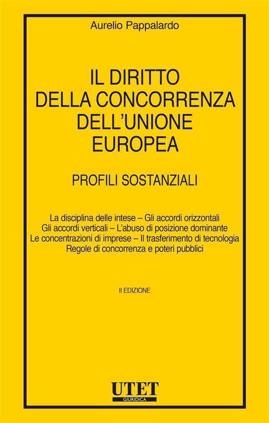 Il diritto della concorrenza dell'Unione europea - cover