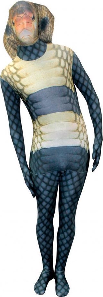 Morphsuits™ King Cobra Morphsuit - SecondSkin - Verkleedkleding - 164/176 cm