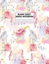 Blank Sheet Music Notebook
