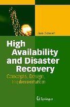 High Availability and Disaster Recovery