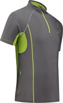 Sastrel Hardloopshirt Grijs Maat: M - Sportshirt - Ultra Lichtgewicht - Korte Mouwen - Heren