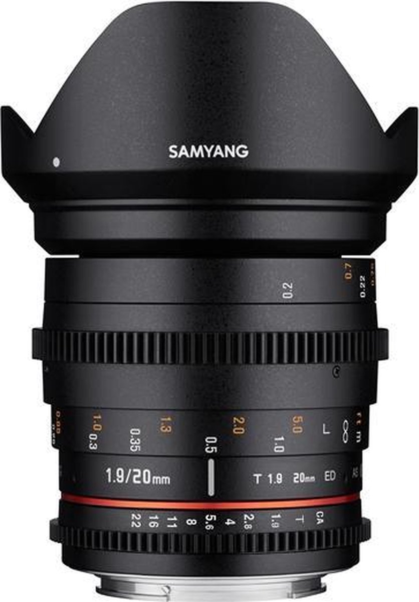 Samyang 20mm T1.9 ED AS UMC VDSLR MFT