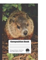 Serious Groundhog - Composition Book