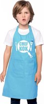 Chef kok keukenschort blauw kinderen