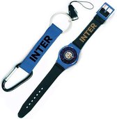 Inter Milan Horloge + Sleutelhouder Zwart/Blauw