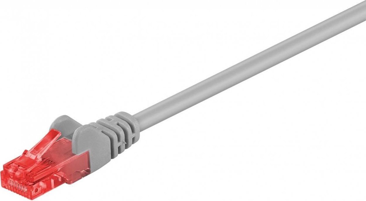 Wentronic 93689 15m Cat6 U/UTP (UTP) Grijs netwerkkabel