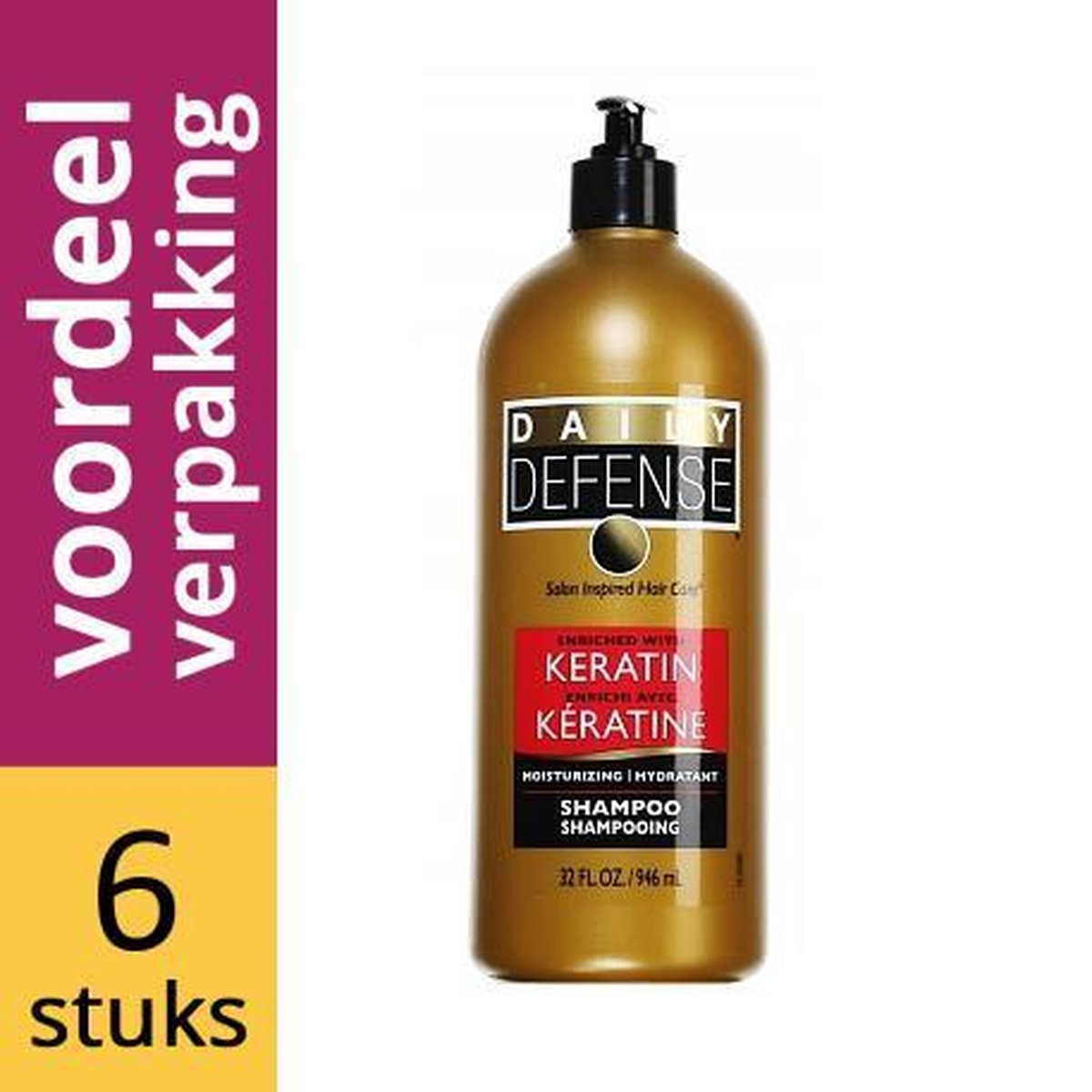 Daily Defense Shampoo Keratin | bol.com