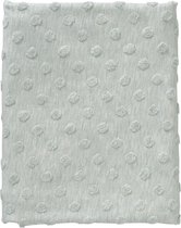 Cottonbaby - wiegdeken - wafel - lichtgrijs - 75x90 cm