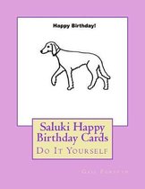 Saluki Happy Birthday Cards