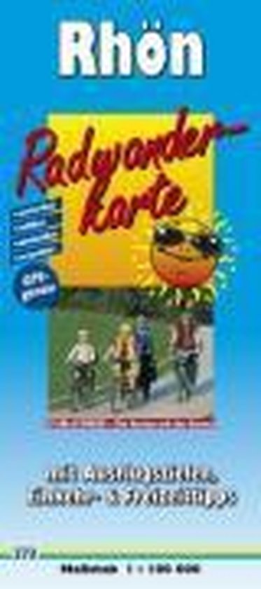 Radwanderkarte Rhön 1 : 100 000 - cover