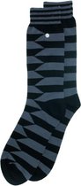 Alfredo Gonzales Stripes Offset Zwart/Grijs, Maat 38/41