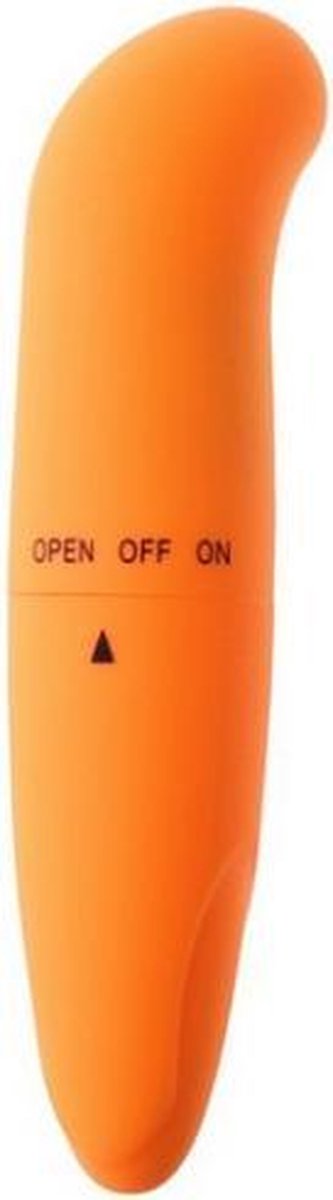 Goedkoopste G-spot vibrator voor G-spot en clitoris stimulatie - Krachtige mini vibrator - Waterdicht - Oranje