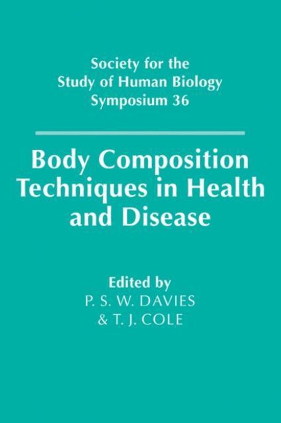 Body Composition Techniques in Health and Disease 9780521031929