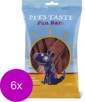 Pets Taste Strips Rund - Hondensnacks - 6 x Rund 150 g 12 stuks