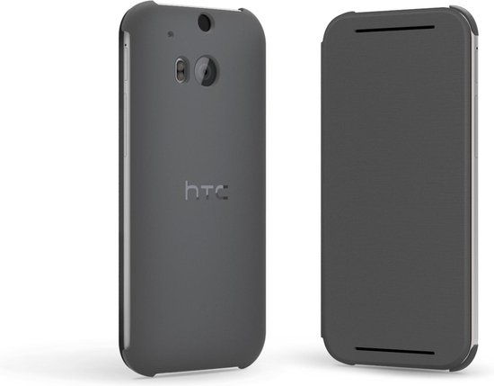 mineraal Veronderstelling baard HTC book case hoesje - Grijs kunststof - HTC One (M8) (99H11419-00) |  bol.com