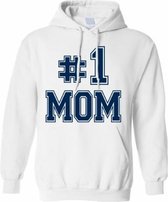 Hippe sweater | hoodie | #1mom | verjaardag of moederdag | maat XXL