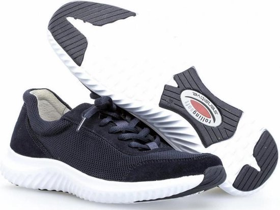 Gabor Rollingsoft Dames Wandelschoenen - Blauw - Maat 37 | bol.com