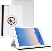 iPad Air 2 beschermhoes- Multi-stand Case 360 graden draaibare-  Beschermhoes Wit