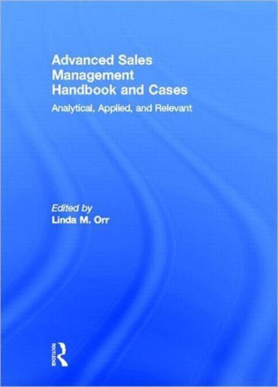 Advanced Sales Management Handbook and Cases - cover