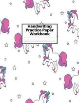 Handwriting Practice Paper Workbook