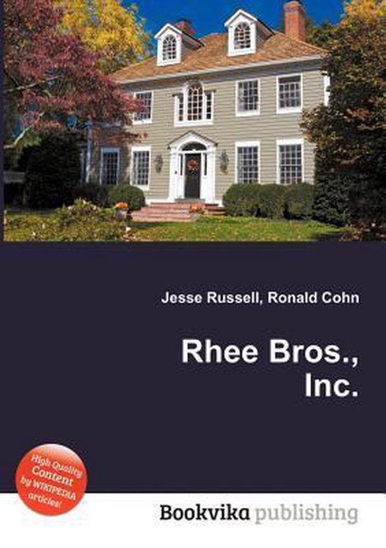 Rhee Bros., Inc. 9785511453699 Boeken