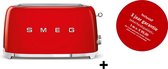 Smeg - TSF02RDEU MkIII - Broodrooster - 4 sneden - Rood