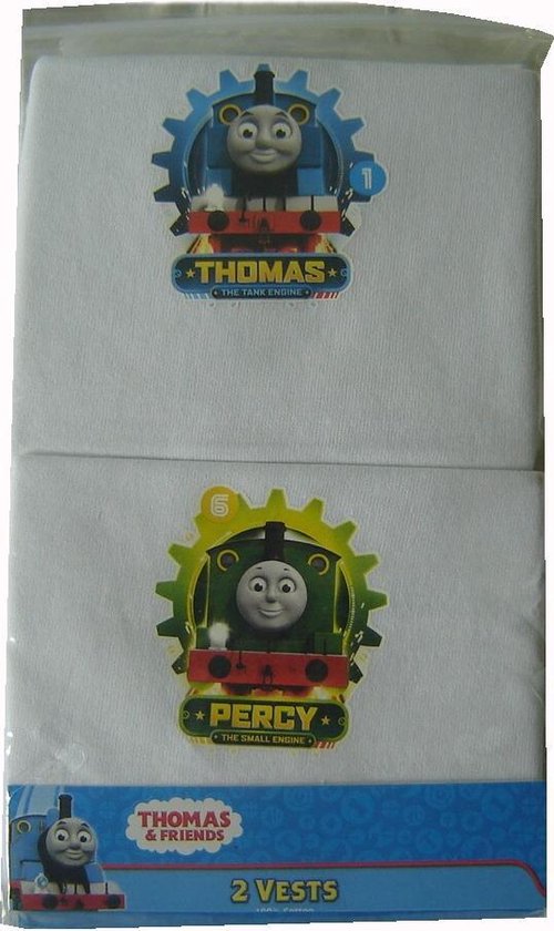 Set van 2 hemden van Thomas de Trein en Percy maat 86/92