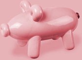 Fisura Spaarpot Spaarvarken - Piggy Pink keramiek - H 14 x B 23 cm