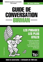 Guide de conversation Français-Birman et dictionnaire concis de 1500 mots