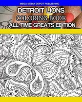 Detroit Lions Coloring Book All Time Greats Edition