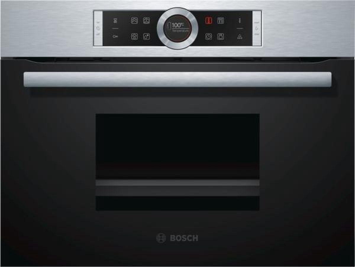 Bosch Serie 8 CDG634AS0 oven Elektrische oven 38 l Zwart Roestvrijstaal