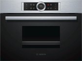 Bosch Serie 8 CDG634AS0 oven Elektrische oven 38 l Zwart, Roestvrijstaal