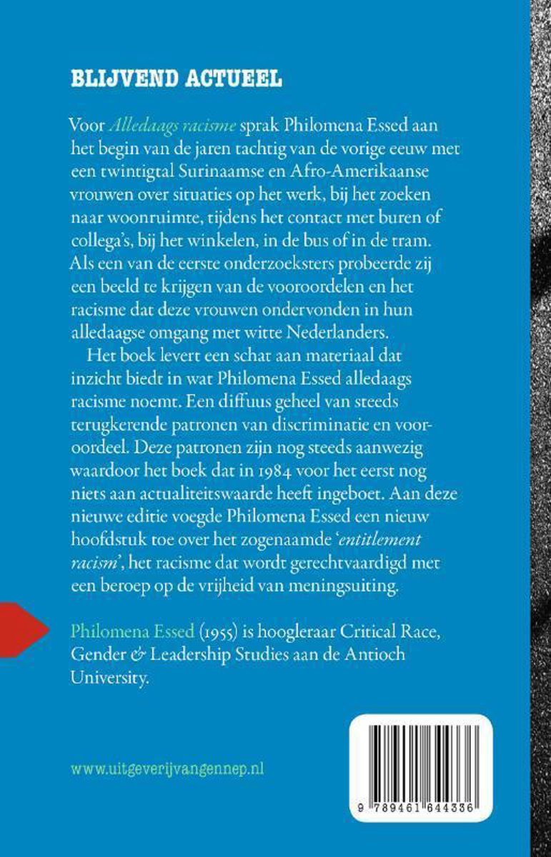 Alledaags racisme - back cover