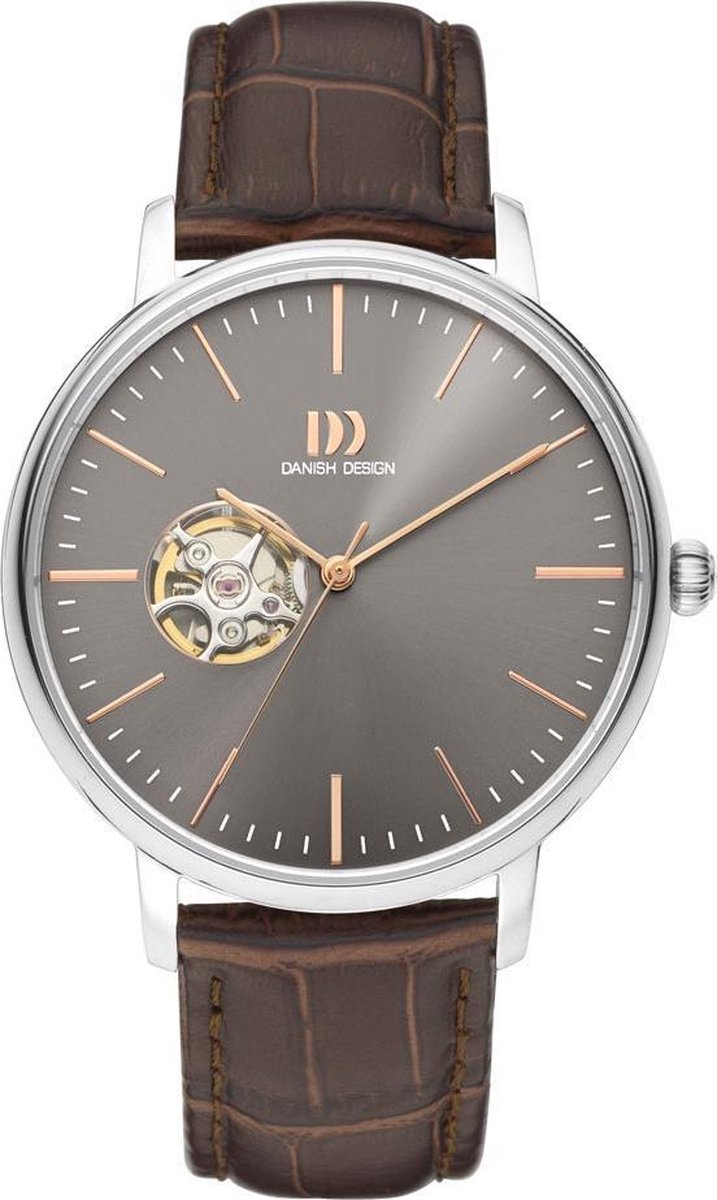 Danish Design IQ18Q1160 horloge heren - bruin - edelstaal