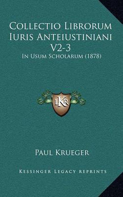 Foto: Collectio librorum iuris anteiustiniani v2 3