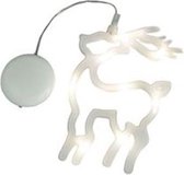 Konstsmide Flocking reindeer, 8 LED Geschikt voor gebruik binnen 8lampen LED