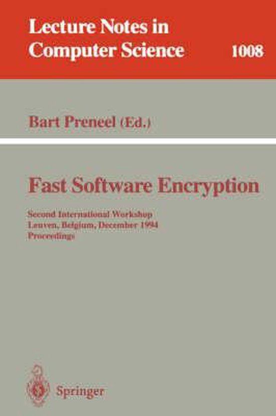 Fast Software Encryption - cover