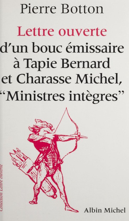 Lettre ouverte d'un bouc émissaire à Tapie Bernard et Char ... - cover