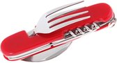 Multifunctioneel Bestek Setje Rood - 6-in-1