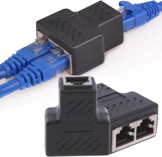 Gouverneur veld Bedenken RJ45 Splitter - 1 Naar 2 Netwerk Adapter - LAN Splitter - Ethernet Netwerk  Kabel -... | bol.com