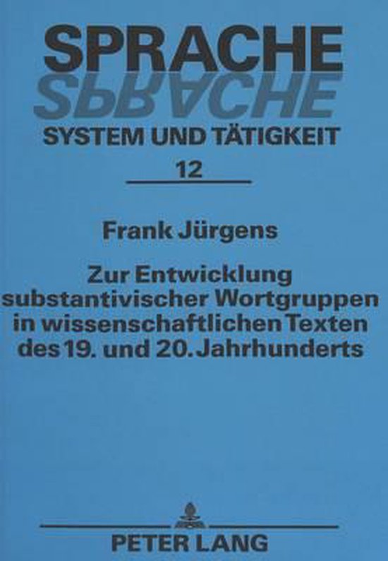Zur Entwicklung Substantivischer Wortgruppen in Wissenschaft ... - cover