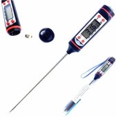 Digitale Keukenthermometer | Voedselthermometer  | -40 tot +280° Celcius  | Zwart | BBQ