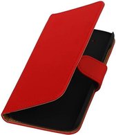 Bookstyle Wallet Case Hoesjes voor HTC Desire 526 / Plus Rood