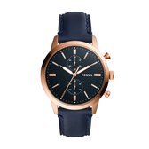 Fossil Rosékleurig Mannen Horloge FS5436
