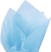 Zijdepapier Pacific Blue - 50 x 75 cm - 17 gr - 240 vel Vloeipapier blauw