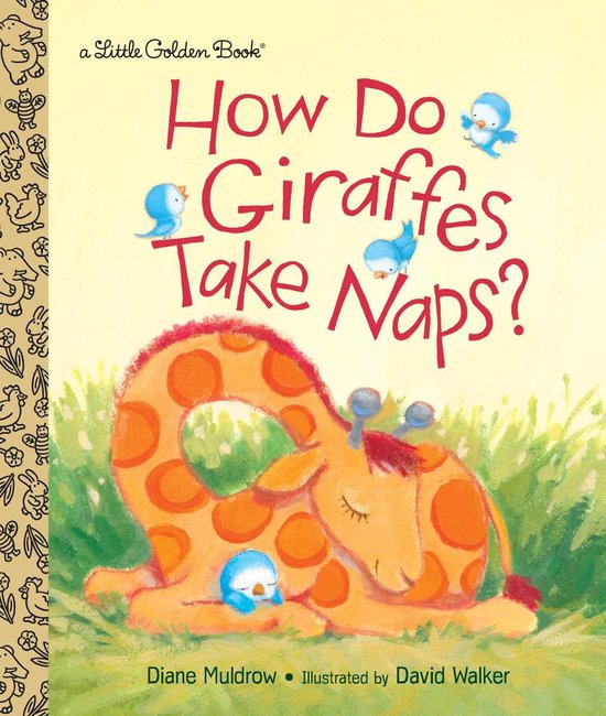 Little Golden Book - How Do Giraffes Take Naps? - cover