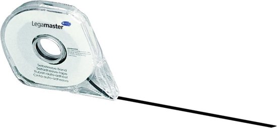 Foto: Legamaster planbord verdeeltape 3 0mm x 8m zwart
