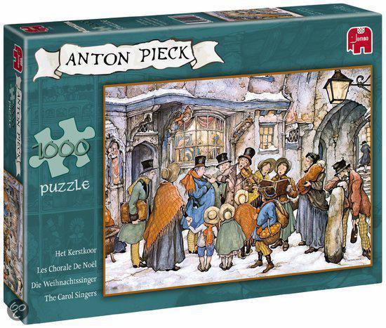 eenheid optellen Gezamenlijk Jumbo Premium Collection Puzzel Anton Pieck Het Kerstkoor - Legpuzzel -  1000 stukjes | bol.com