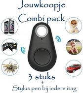 3 STUKS COMBI PACK- iTag keyfinder GPS tracker huisdieren bagage + 3 stylus pennen