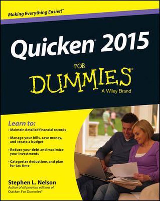 Quicken 2015 For Dummies 9781118920138 SL Nelson Boeken